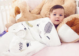 100% Organic Muslin Blanket for Babies & Toddlers - Four Layers of Certified Organic Cotton - Cuddle Bears
