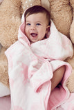 100% Organic Muslin Blanket for Babies & Toddlers - Four Layers of Certified Organic Cotton - Pink Forest